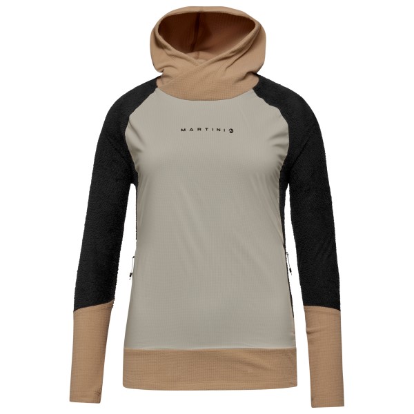 Martini Women’s Wildtrack Rock IN Hybrid Hoodie Fleecetrui Grijs