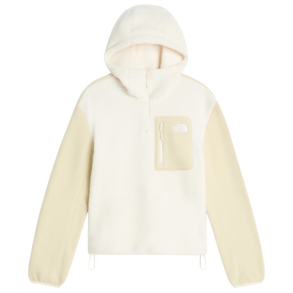 The North Face Women’s Yumiori 1/4 Zip Hood Novelty Fleecetrui desert stone Wit