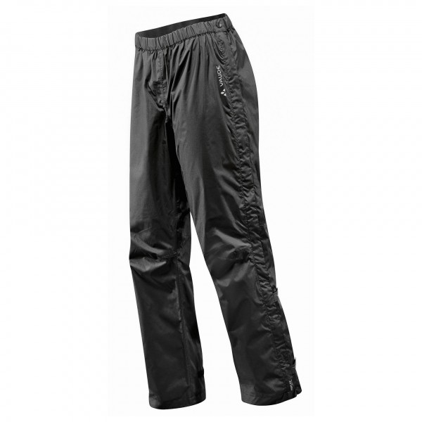 Image of Vaude - Women's Fluid Full-Zip Pants S/S - Regenhose Gr 34;36;38;40;42;44;46 schwarz bei Bergfreunde.ch - der Outdoor Shop