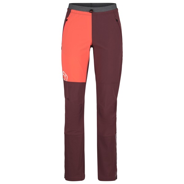Image of Ortovox - Women"s Berrino Pants - Skitourenhose Gr M - Short;S - Long;S - Regular;S - Short;XS - Long;XS - Regular blau;rot'