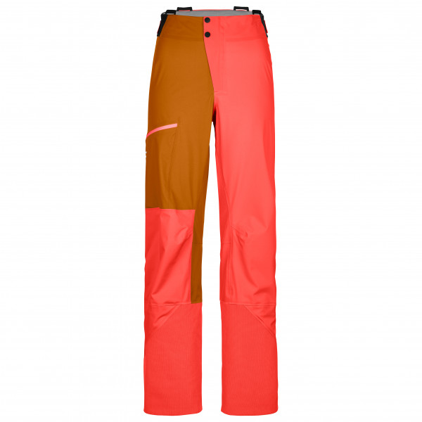 Image of Ortovox - Women"s 3L Ortler Pants - Tourenhose Gr L - Regular;M - Regular;S - Regular;XL - Regular;XS - Regular rot;schwarz;türkis'