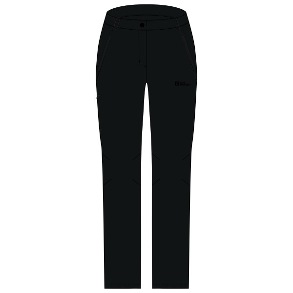Jack Wolfskin - Women's Activate Thermic Pants - Winterhose Gr 44 - Short schwarz