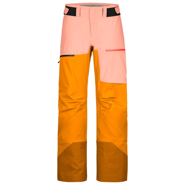 Ortovox Women’s 3L Ravine Shell Pants Skibroek Oranje