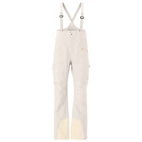 Skihose Norrøna Møre GORE-TEX Salopette Damen (Gr M |weiß/beige |wasserdicht)