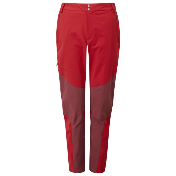 Image of Rab - Women"s Torque Mountain Pants - Tourenhose Gr L - Regular Leg rot'