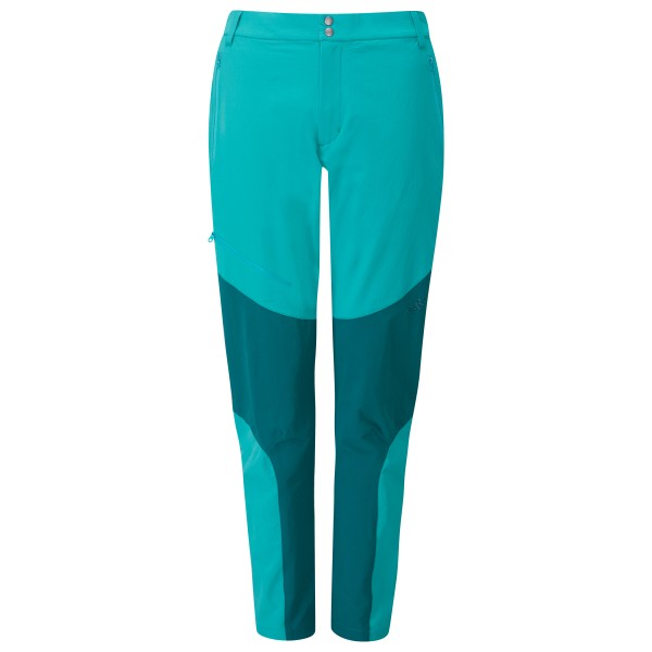 Image of Rab - Women"s Torque Mountain Pants - Tourenhose Gr L - Regular Leg;M - Regular Leg;M - Short Leg;S - Long Leg;S - Regular Leg;S - Short Leg;XL - Regular Leg;XS - Regular Leg rot;türkis'
