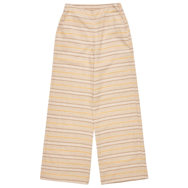 Mazine Striped Linen-Mix Pants Freizeithose Damen (Gr S |beige)