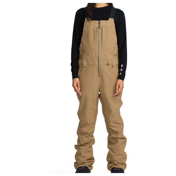 Skihose Volcom Swift Bib Overall Damen (Gr L |beige |wasserdicht)