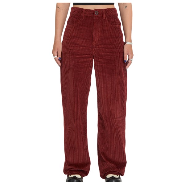 Volcom Women’s Weellow II Cord Vrijetijdsbroek Rood