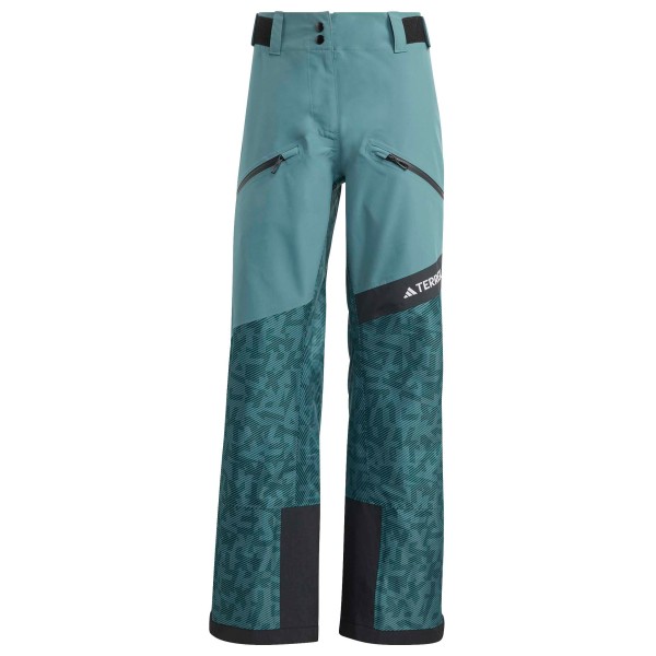 adidas Terrex – Women’s Terrex TR Hybrid Primeknit CP+ Pants – Skibroek maat M, turkoois Turquoise