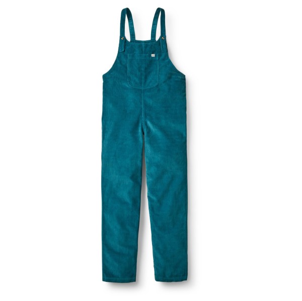 Passenger – Women’s Meadows Organic Cotton Corduroy Dungarees – Vrijetijdsbroek maat XL, Blauw