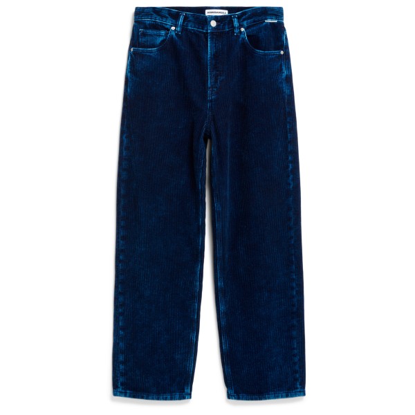ARMEDANGELS Haayi Indigo Cord Freizeithose Damen (Gr 44-46 - Length: 32 |blau)
