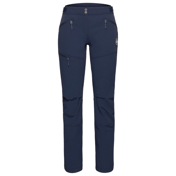 Tourenhose Mammut Taiss Softshell Pants Damen (Gr 38 - Regular |blau)