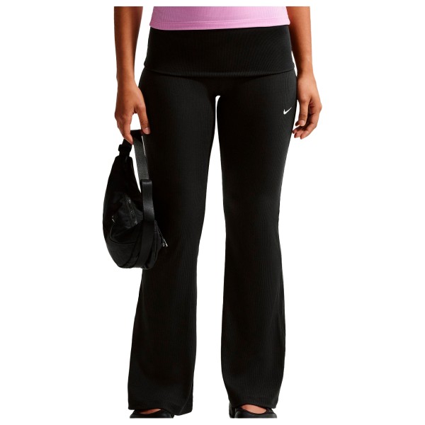 Nike S NSW Chill Knit RIB Pant Trainingshose Damen (Gr S |schwarz)