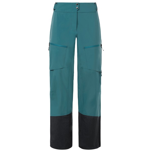 Vaude Women’s Monviso 3L Pants II Skibroek turkoois Turquoise