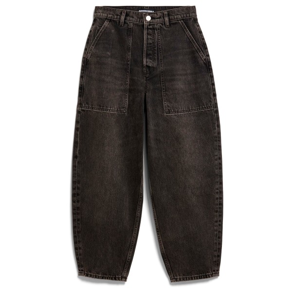 ARMEDANGELS Women’s Baarly High Worker Barrel Jean Vrijetijdsbroek Length: 32” Zwart