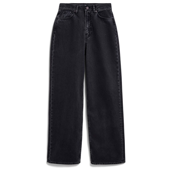 ARMEDANGELS Women’s Enijaa High Waist Wide Jean Vrijetijdsbroek Length: 32” Zwart