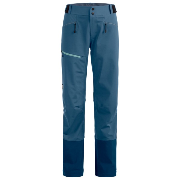 Ortovox Women’s Ortler Softshell Plus Pants Softshellbroek Regular Blauw