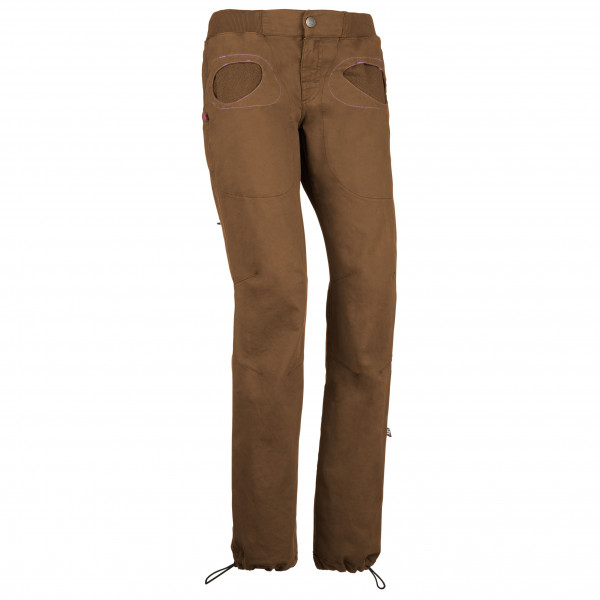 Image of E9 - Women"s Onda Slim2 - Boulderhose Gr M braun'