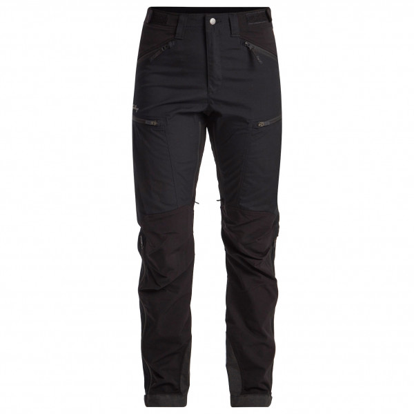 Image of Lundhags - Women"s Makke High Waist Curved Pant - Trekkinghose Gr 34;36;38;40;42;44;46 schwarz;schwarz/grau'