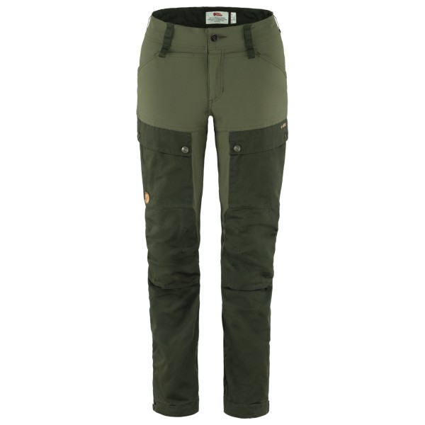 Fjällräven Keb Trousers Trekkinghose Damen Wandern (Gr 48 - Regular |oliv)