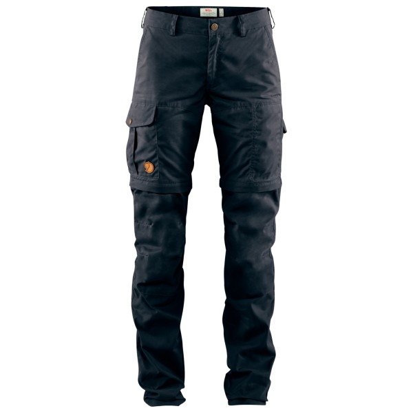 Image of Fjällräven - Women"s Karla Pro Zip-Off Trousers - Zip-Off-Hose Gr 34;36;38;40;42;44;46;48 rot;schwarz/blau'