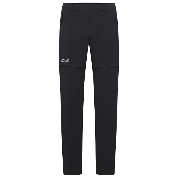 Jack Wolfskin Hikeout Zip Away Pants Zip-Off-Hose Damen (Gr 38 - Short |schwarz)