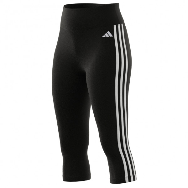 Image of adidas - Women"s Training Essentials 3-Stripes 3/4 Tights - Leggings Gr L;M;S;XL;XS;XXL grau;schwarz'