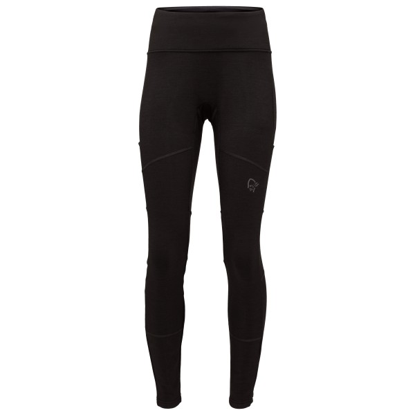Norrona Femund Warmwool Flex2 Tights Leggings Damen (Gr S |schwarz)