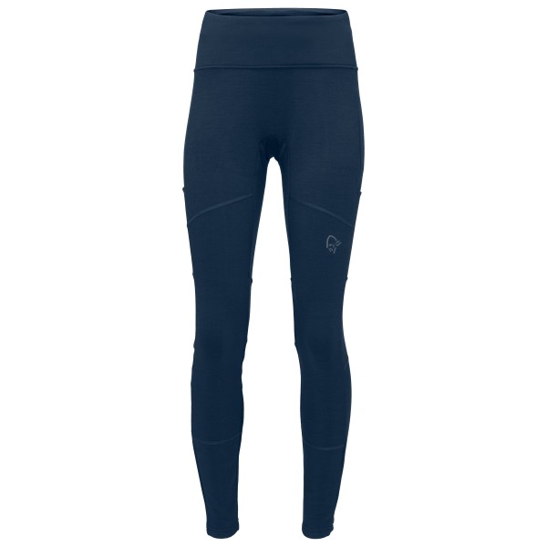 Tights & Legging Norrøna Femund Warmwool Flex2 Tights Damen (Gr S |blau)