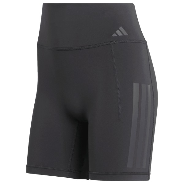adidas – Women’s Optimé Workout 3-Stripes Short Leggings – Legging maat XL – Length: 7”, Grijs