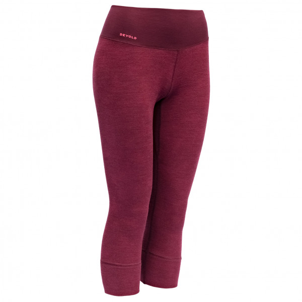 Image of Devold - Women's Kvitegga 3/4 Long Johns - Yoga 3/4-Hose Gr L;M;S;XL blau;rot bei Bergfreunde.ch - der Outdoor Shop
