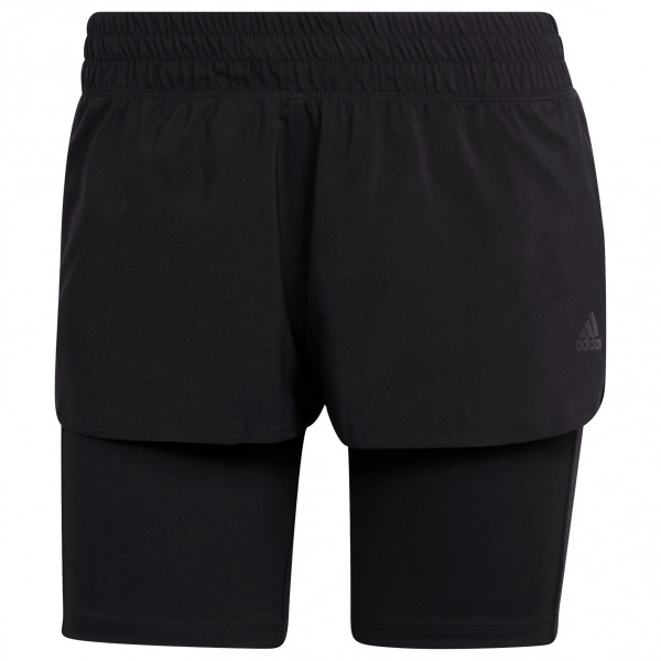 Image of adidas - Women's Reebok Identity 3-Bars Two-In-One - Laufshorts Gr L;M;S;XL;XS blau;schwarz bei Bergfreunde.ch - der Outdoor Shop