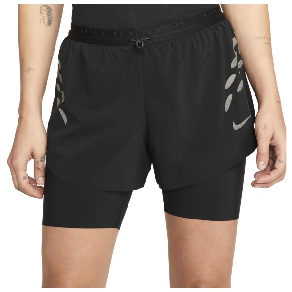 Image of Nike - Women's Dri-Fit Run Division 2-In-1 Running Shorts - Laufshorts Gr S;XS braun/beige bei Bergfreunde.ch - der Outdoor Shop