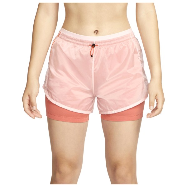 Image of Nike - Women's Icon Clash Tempo Luxe Short - Laufshorts Gr L;M;XS beige/rosa bei Bergfreunde.ch - der Outdoor Shop