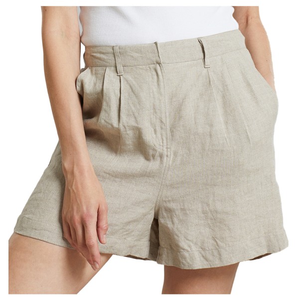 Image of DEDICATED - Women"s Shorts Djupvik Linen - Shorts Gr L;S;XL;XS beige;schwarz'