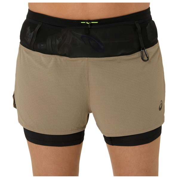 Image of Asics - Women"s Fujitrail 2-in-1 Short - Laufshorts Gr L beige'