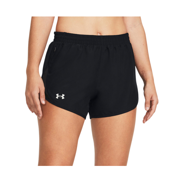 Image of Under Armour - Women"s Fly By 3"'"' Short - Laufshorts Gr L;M;S;XL;XS bunt;gelb;schwarz'