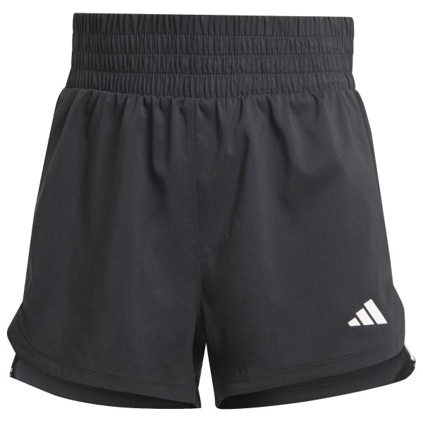 Image of adidas - Women"s Pacer Woven High Rise Short - Shorts Gr L - Length: 3"'"';M - Length: 3"'"';S - Length: 3"'"';XL - Length: 3"'"';XS - Length: 3"'"' grau/schwarz;weiß'