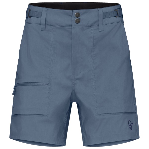 Norrøna Women’s Femund Light Cotton Shorts Short Blauw