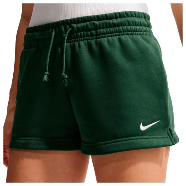 Laufshorts Nike NSW Phoenix Fleece Mid-Rise Shorts Damen (Gr L |grün)