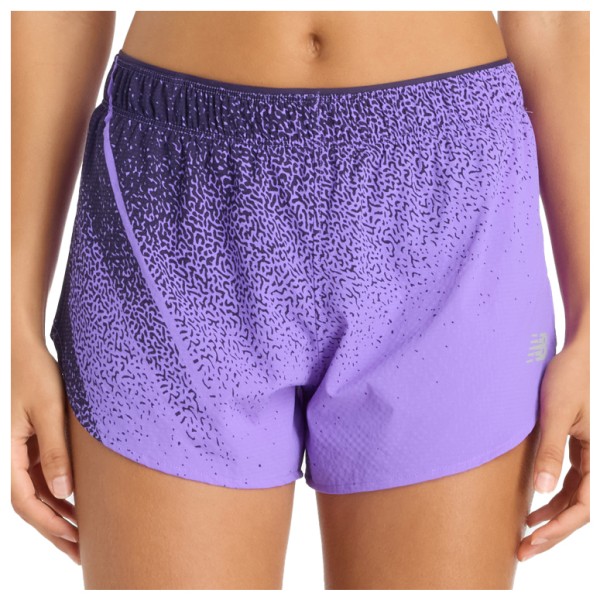New Balance RC Ultra Light Printed Short 3 Laufshorts Damen (Gr XS |lila)