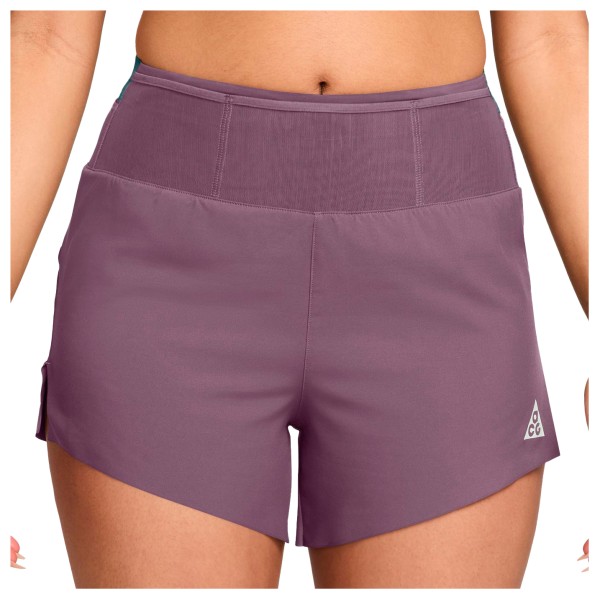 Nike Women’ ACG Trail Dri-Fit MRBF 4” Shorts AOP Hardloopshort Purper
