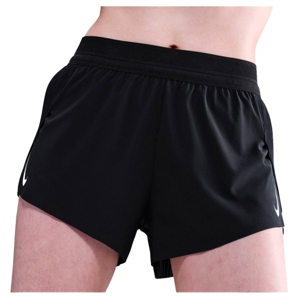 Nike - Women's AeroSwift Dri-FIT ADV Mid-Rise 3'' - Laufshorts Gr M schwarz
