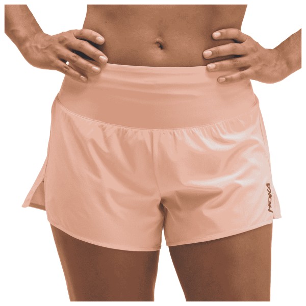 HOKA Women’s Glide Short Mr 3.5” Brief Hardloopshort Bruin
