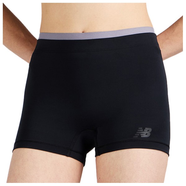New Balance Women’s Fast Days Graphic Hot Short Hardloopshort Zwart