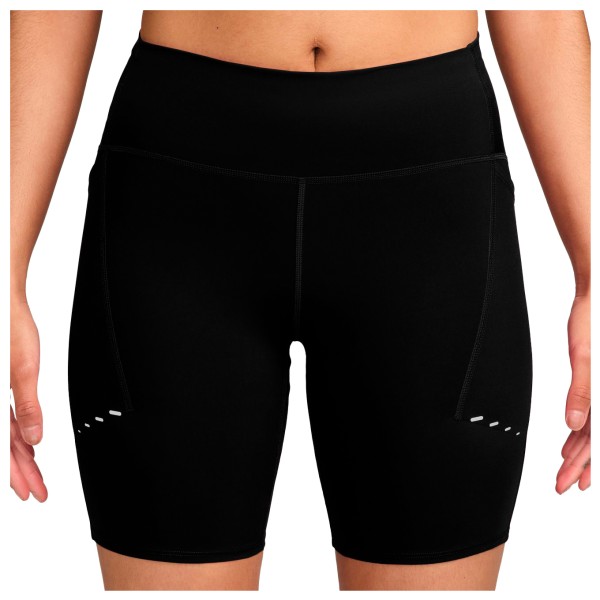 Nike Women’s Dri-Fit Swift High Rise 7” Short Hardloopshort Zwart