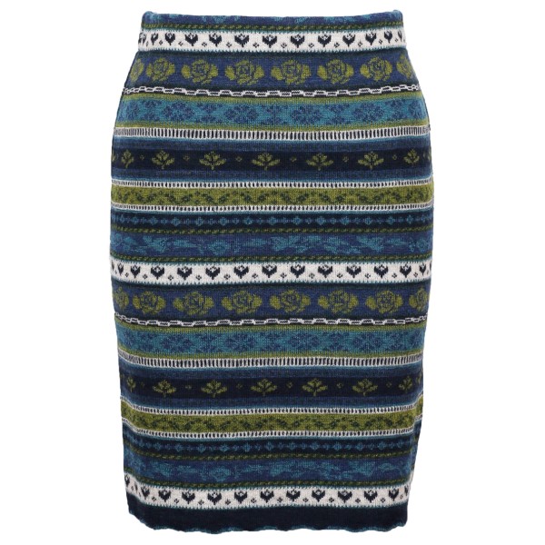 Image of Flomax - Women"s Strickrock Oda - Jupe Gr L blau'