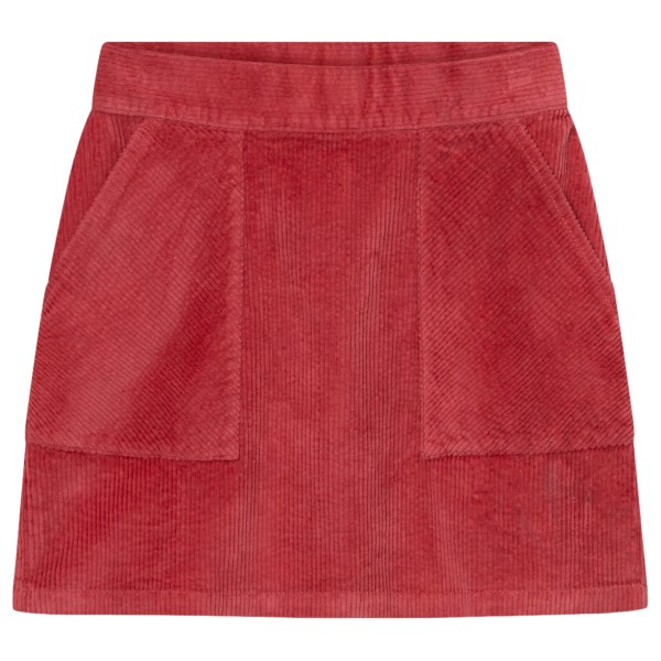 DEDICATED Women’s Skirt Majorna Corduroy Rok Rood