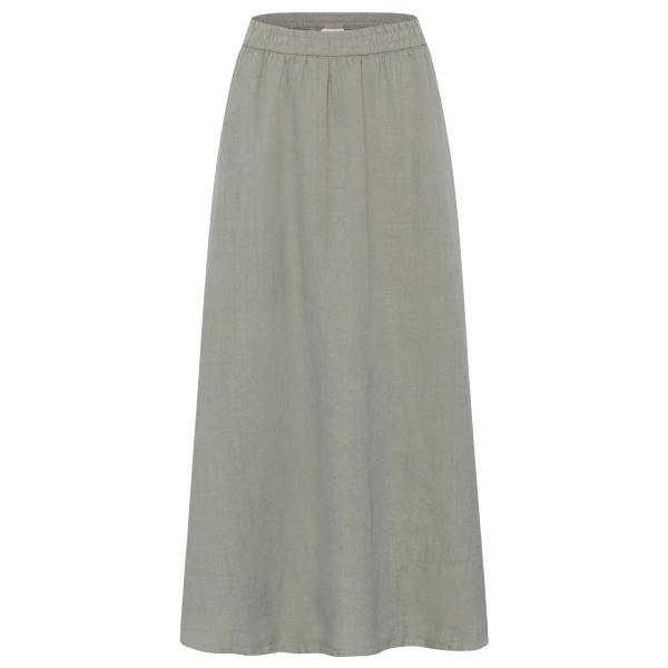 KnowledgeCotton Apparel – Women’s Organic Linen Skirt – Rok maat XL, Grijs